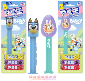 PEZ Easter Bluey Assorted Candy Dispensers Blister Pack 12ct